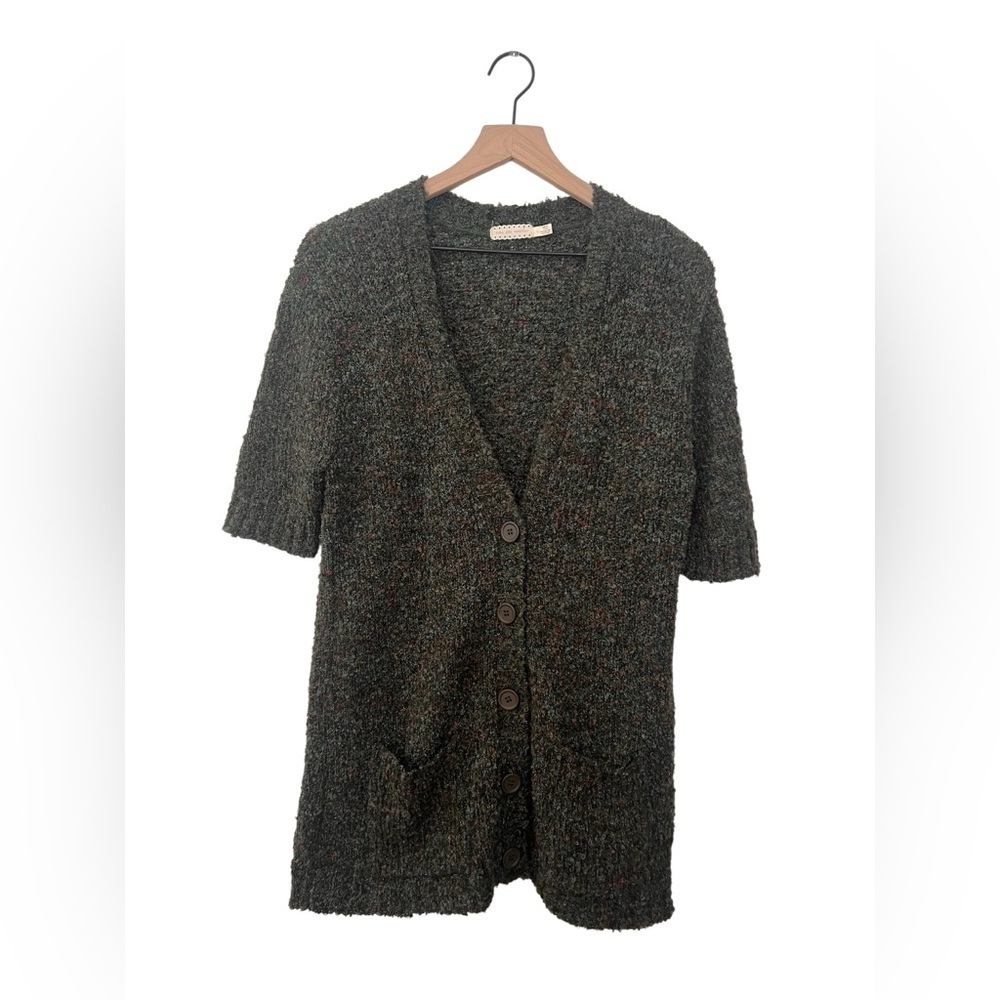 Pins & Needles Textured Multi Boucle Button Front Cardigan Size L